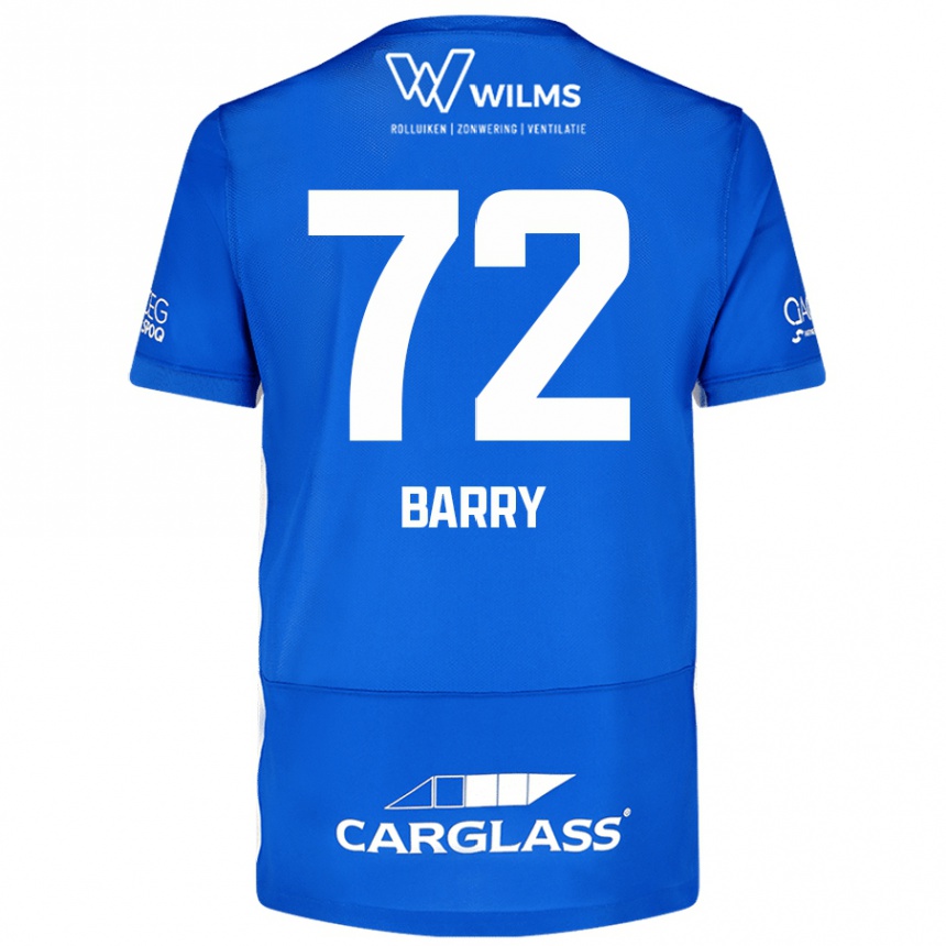 Mujer Fútbol Camiseta Alpha Barry #72 Azul 1ª Equipación 2024/25 México