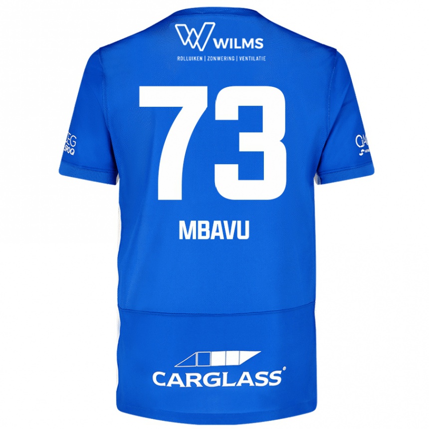 Mujer Fútbol Camiseta Elie Mbavu #73 Azul 1ª Equipación 2024/25 México