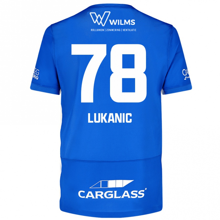 Mujer Fútbol Camiseta Luka Lukanic #78 Azul 1ª Equipación 2024/25 México