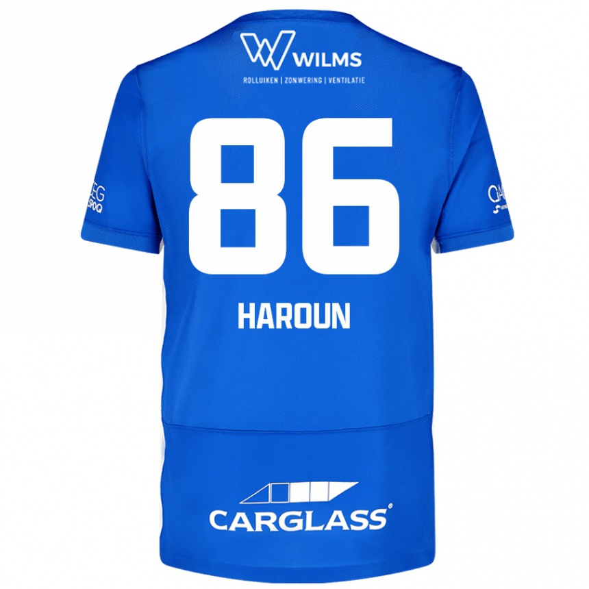 Mujer Fútbol Camiseta Kenan Haroun #86 Azul 1ª Equipación 2024/25 México