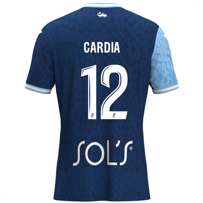 Mujer Fútbol Camiseta Mickaëla Cardia #12 Azul Cielo Azul Oscuro 1ª Equipación 2024/25 México