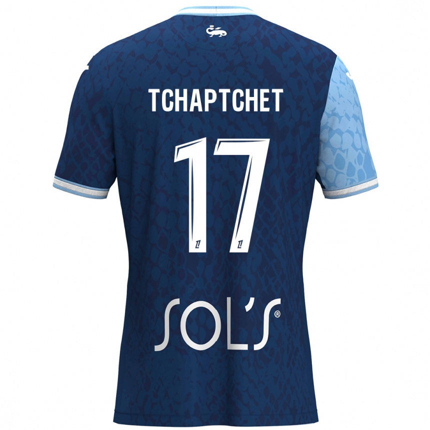 Mujer Fútbol Camiseta Chanel Tchaptchet #17 Azul Cielo Azul Oscuro 1ª Equipación 2024/25 México