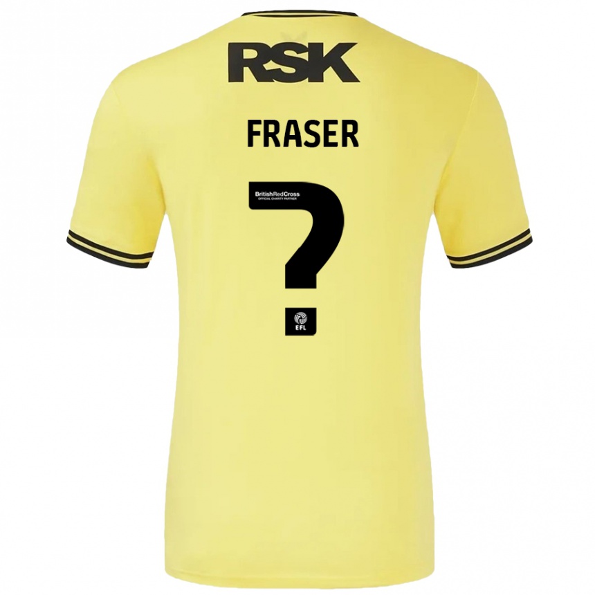 Mujer Fútbol Camiseta Scott Fraser #0 Amarillo Negro 2ª Equipación 2024/25 México