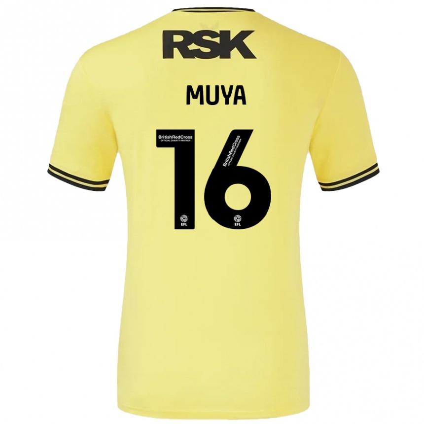 Mujer Fútbol Camiseta Karin Muya #16 Amarillo Negro 2ª Equipación 2024/25 México