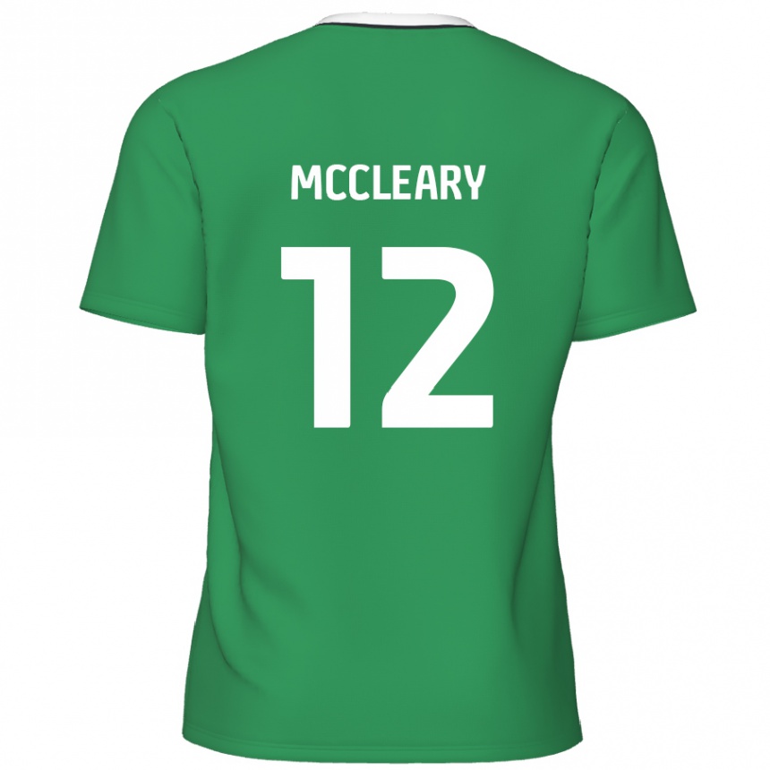 Mujer Fútbol Camiseta Garath Mccleary #12 Verde Rayas Blancas 2ª Equipación 2024/25 México