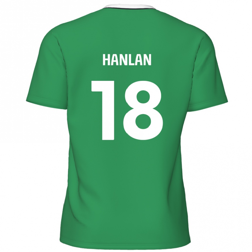 Mujer Fútbol Camiseta Brandon Hanlan #18 Verde Rayas Blancas 2ª Equipación 2024/25 México