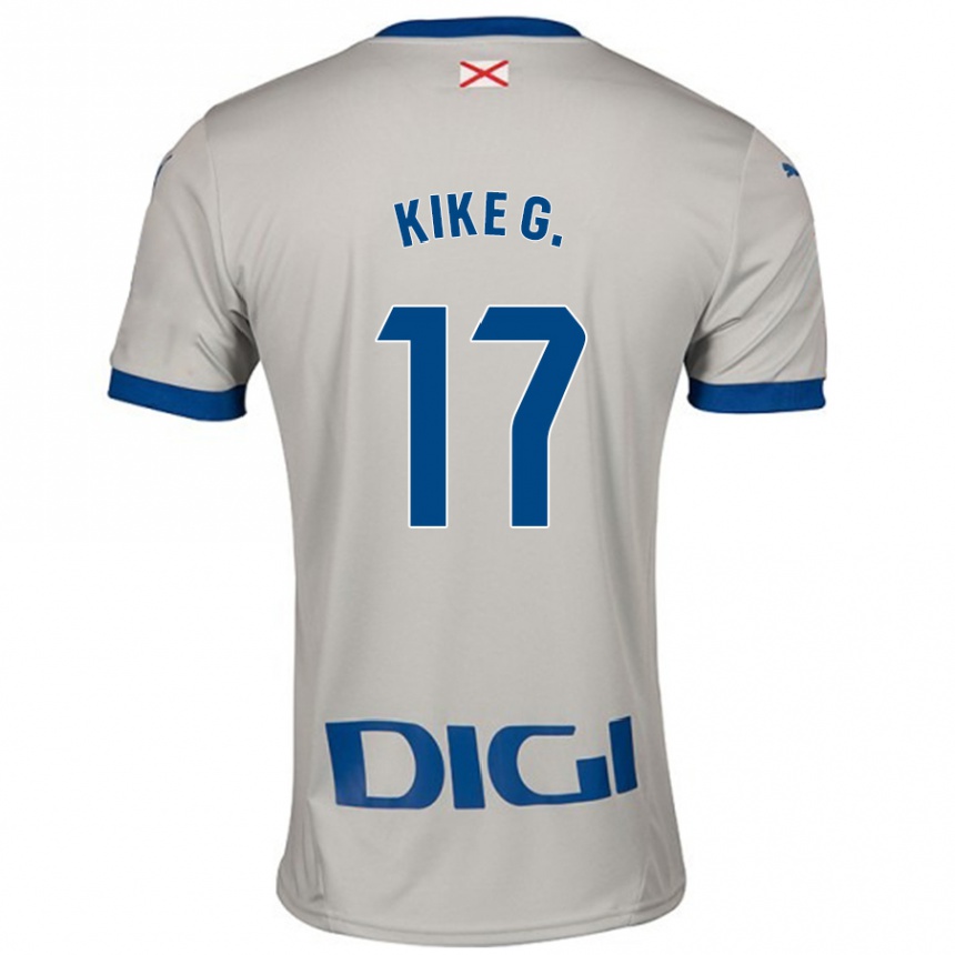 Mujer Fútbol Camiseta Kike García #17 Gris Claro 2ª Equipación 2024/25 México