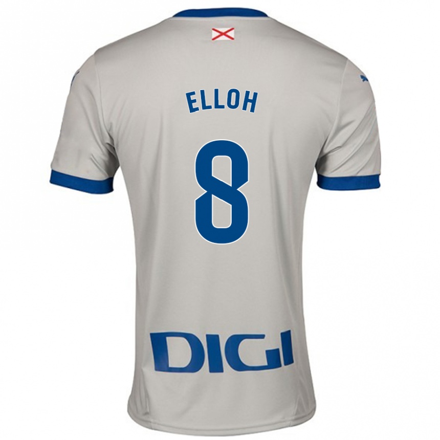 Mujer Fútbol Camiseta Rebecca Elloh #8 Gris Claro 2ª Equipación 2024/25 México