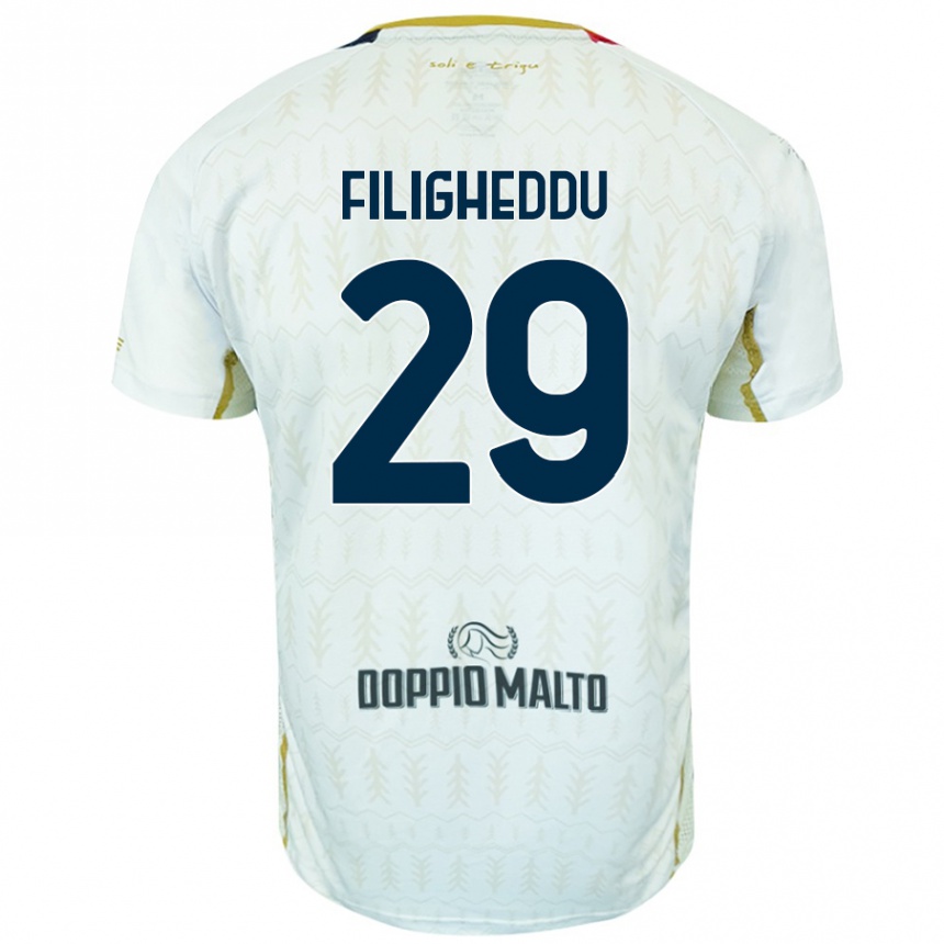 Mujer Fútbol Camiseta Daniele Filigheddu #29 Blanco 2ª Equipación 2024/25 México