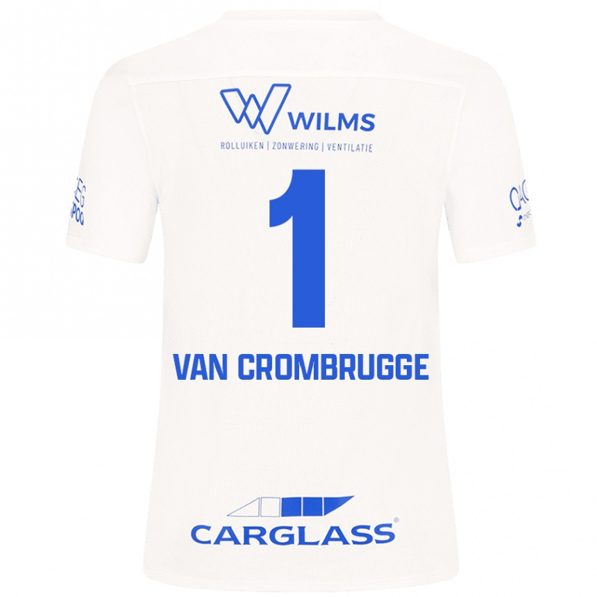 Mujer Fútbol Camiseta Hendrik Van Crombrugge #1 Blanco 2ª Equipación 2024/25 México