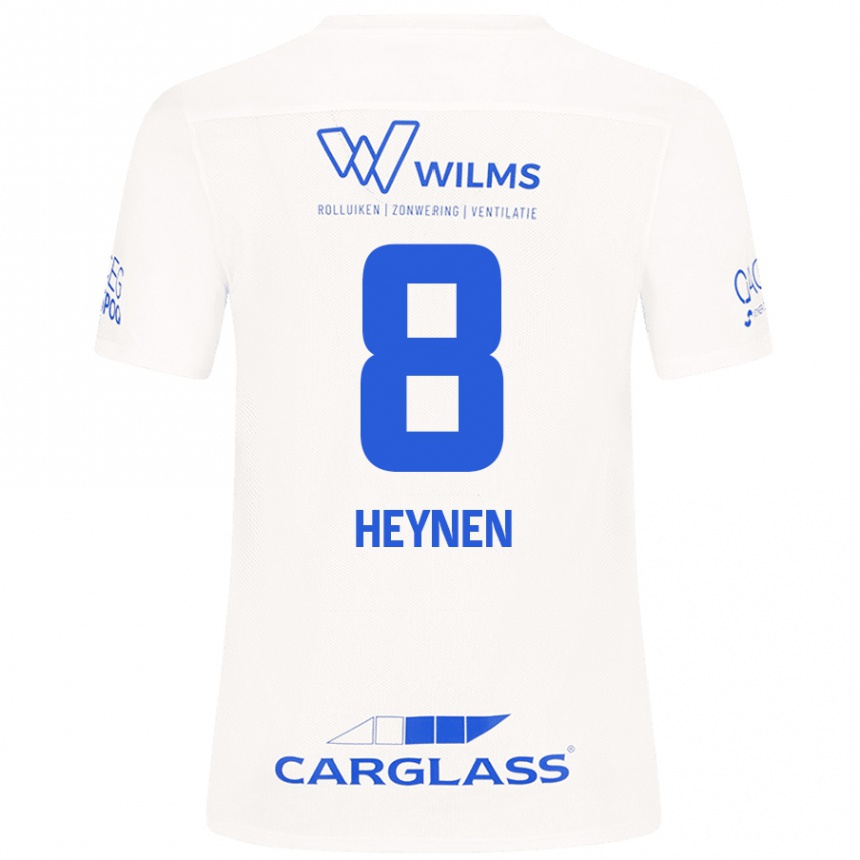 Mujer Fútbol Camiseta Bryan Heynen #8 Blanco 2ª Equipación 2024/25 México