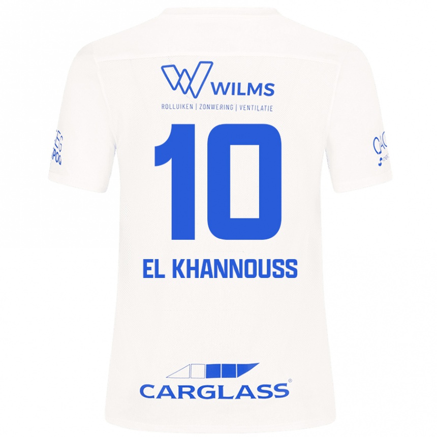 Mujer Fútbol Camiseta Bilal El Khannouss #10 Blanco 2ª Equipación 2024/25 México