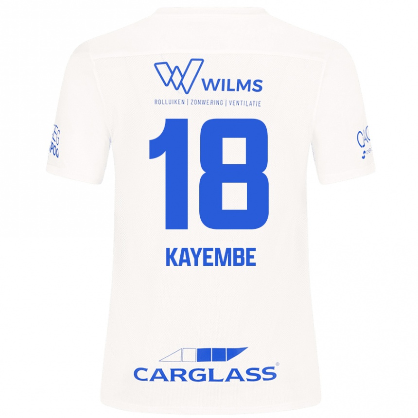 Mujer Fútbol Camiseta Joris Kayembe #18 Blanco 2ª Equipación 2024/25 México