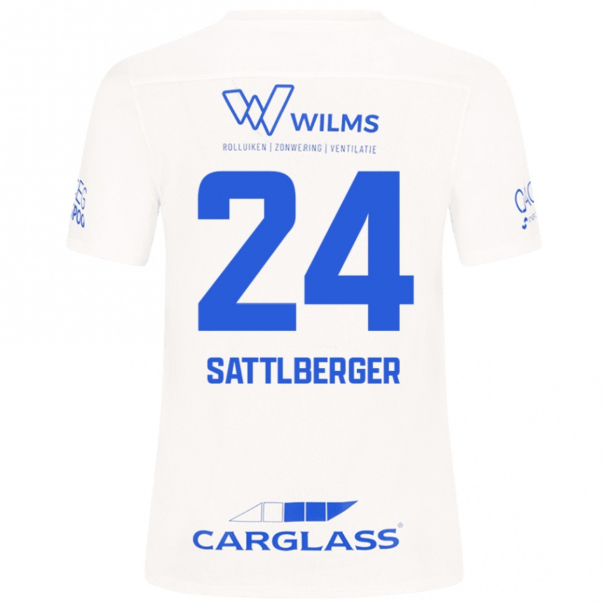 Mujer Fútbol Camiseta Nikolas Sattlberger #24 Blanco 2ª Equipación 2024/25 México