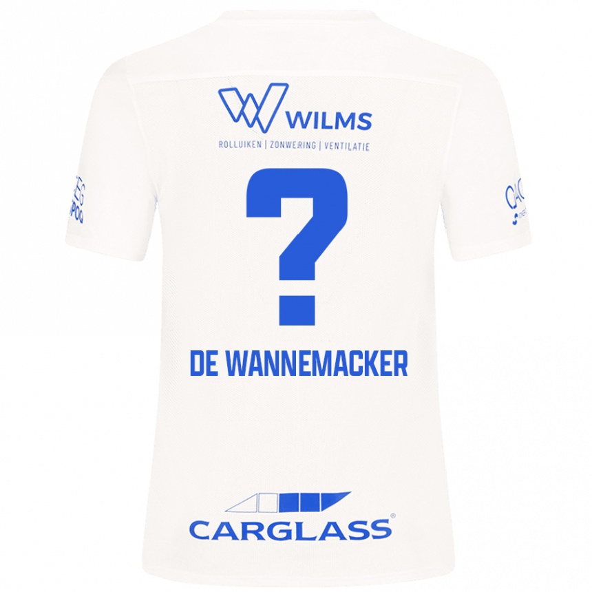 Mujer Fútbol Camiseta August De Wannemacker #0 Blanco 2ª Equipación 2024/25 México