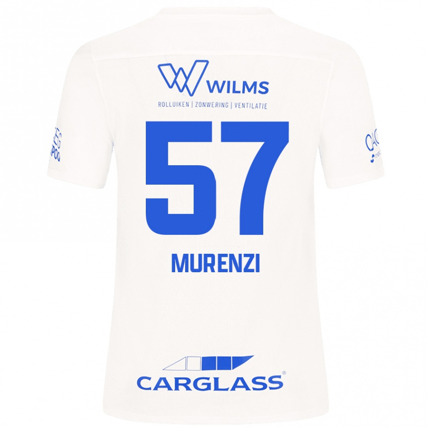 Mujer Fútbol Camiseta Aaron Murenzi #57 Blanco 2ª Equipación 2024/25 México