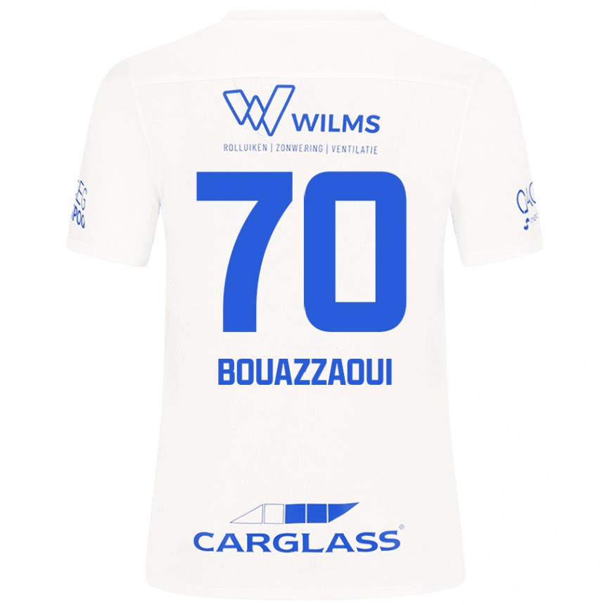 Mujer Fútbol Camiseta Ilyas Bouazzaoui #70 Blanco 2ª Equipación 2024/25 México