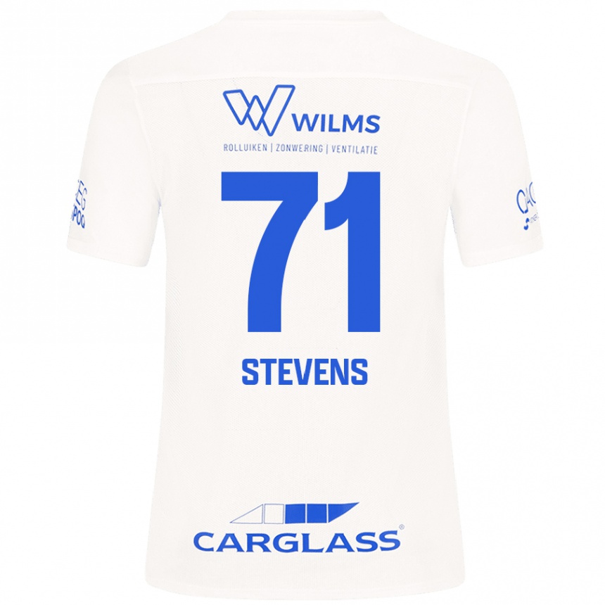 Mujer Fútbol Camiseta Brent Stevens #71 Blanco 2ª Equipación 2024/25 México