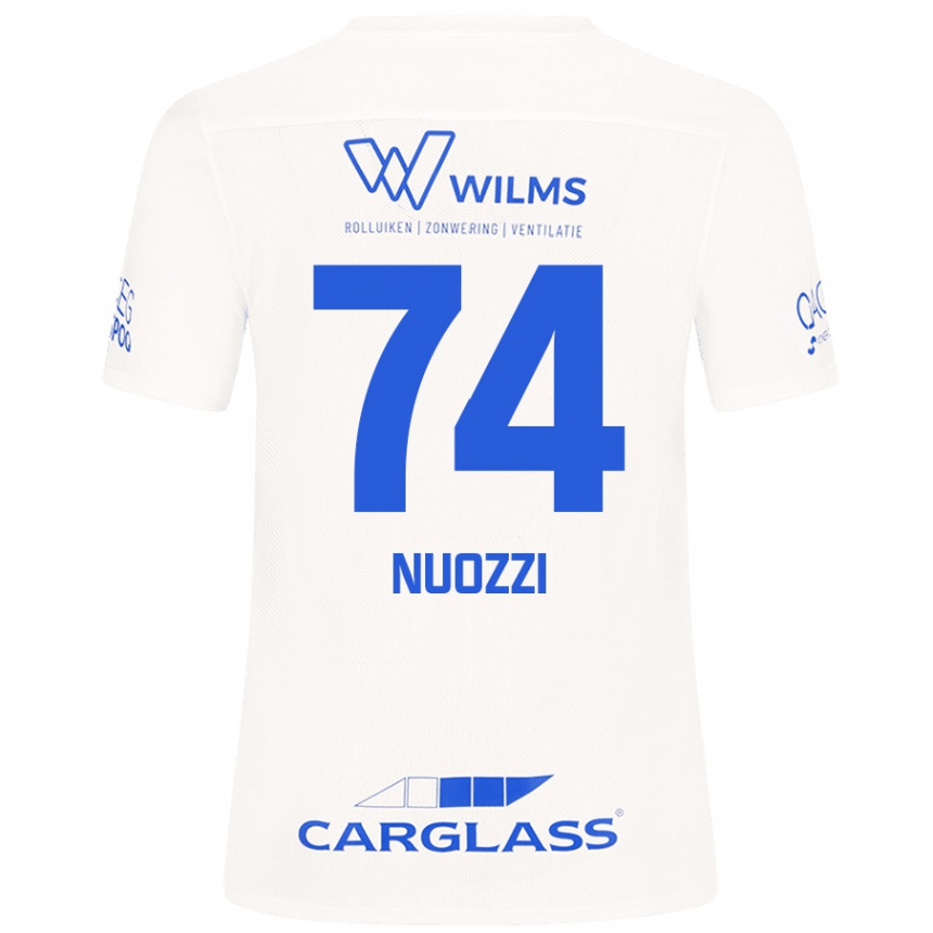 Mujer Fútbol Camiseta Cédric Nuozzi #74 Blanco 2ª Equipación 2024/25 México