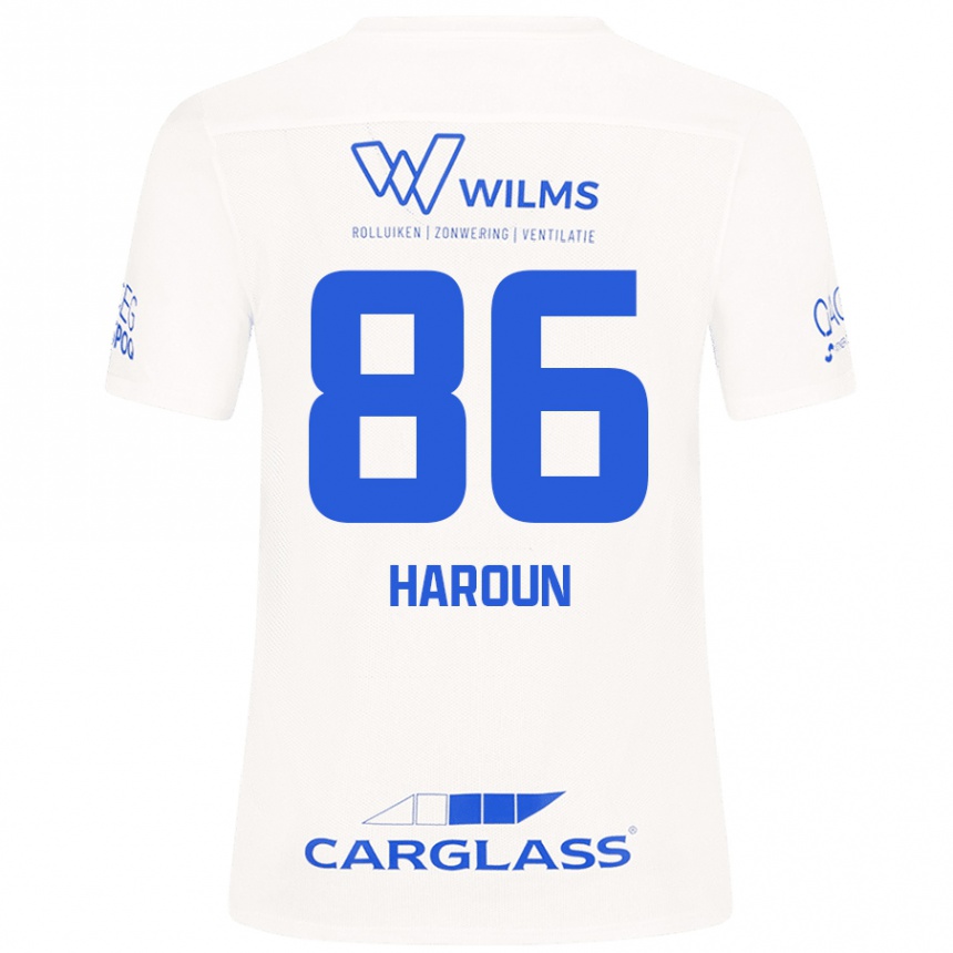 Mujer Fútbol Camiseta Kenan Haroun #86 Blanco 2ª Equipación 2024/25 México