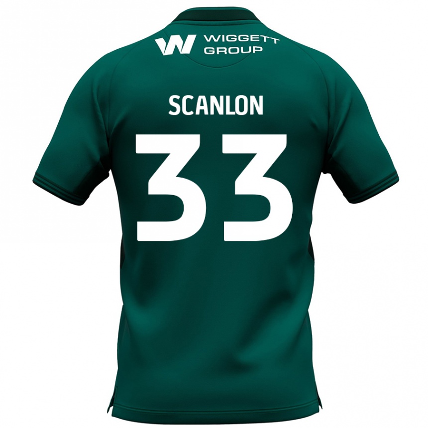 Niño Fútbol Camiseta Calum Scanlon #33 Verde 2ª Equipación 2024/25 México