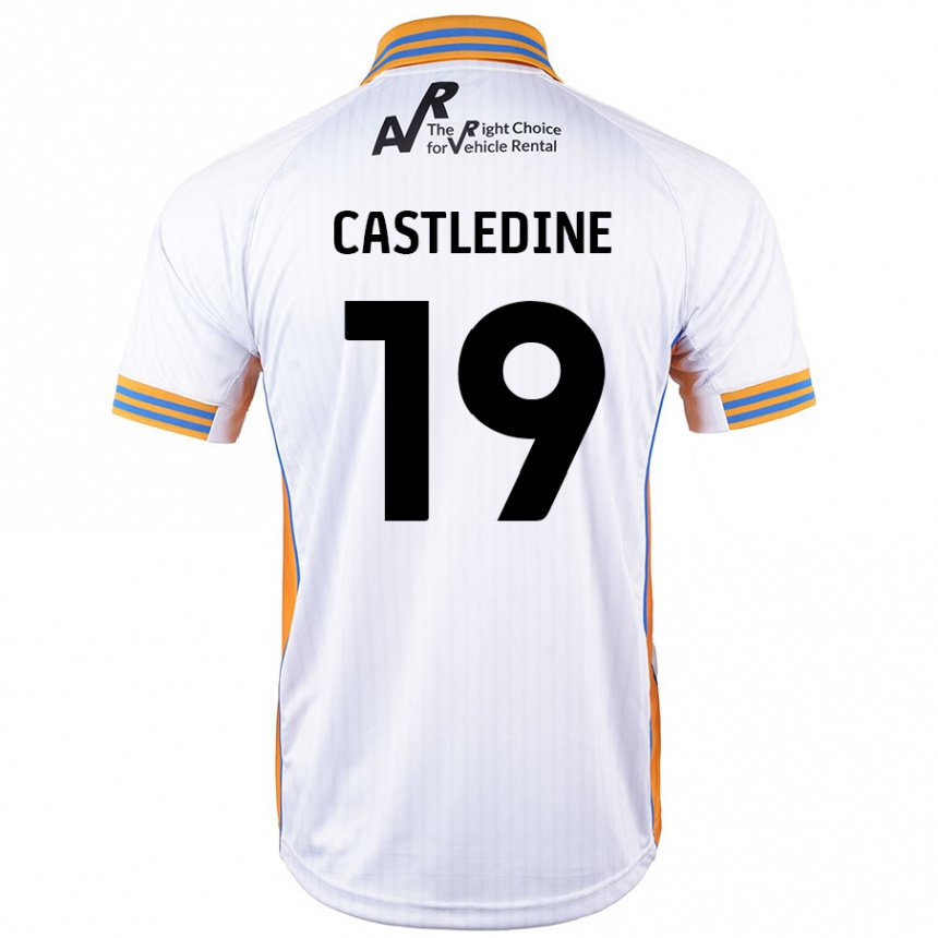 Niño Fútbol Camiseta Leo Castledine #19 Blanco 2ª Equipación 2024/25 México