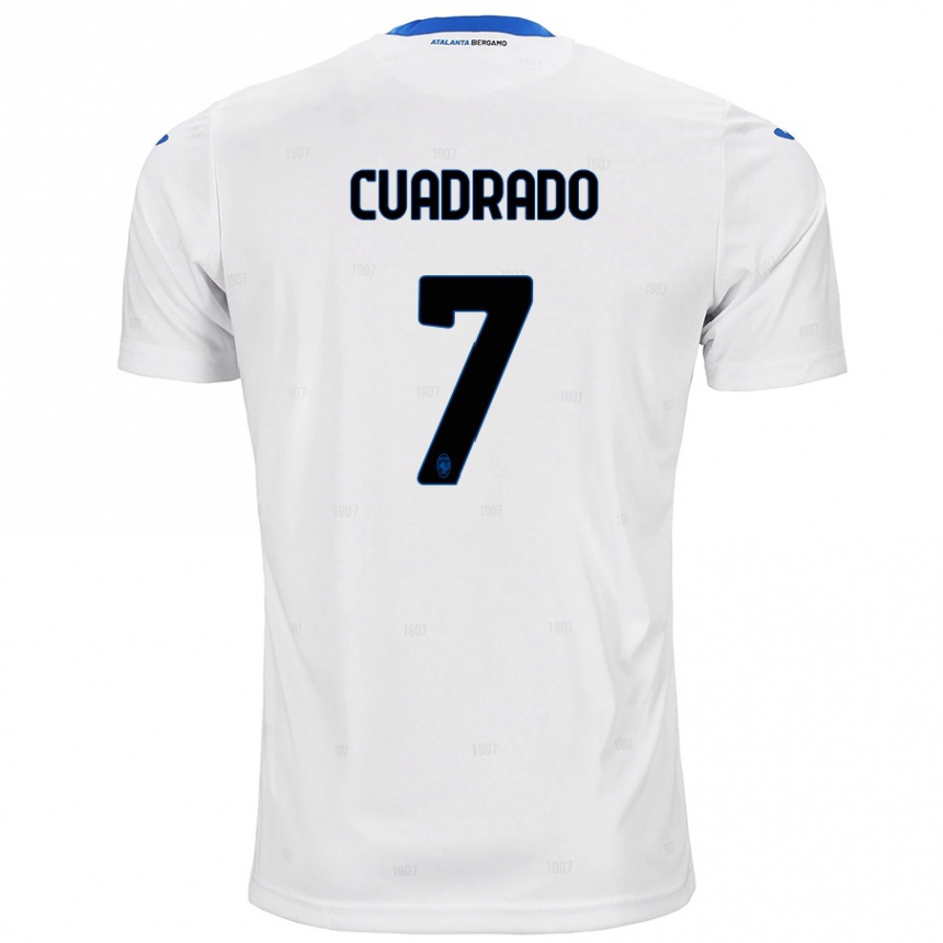 Niño Fútbol Camiseta Juan Cuadrado #7 Blanco 2ª Equipación 2024/25 México