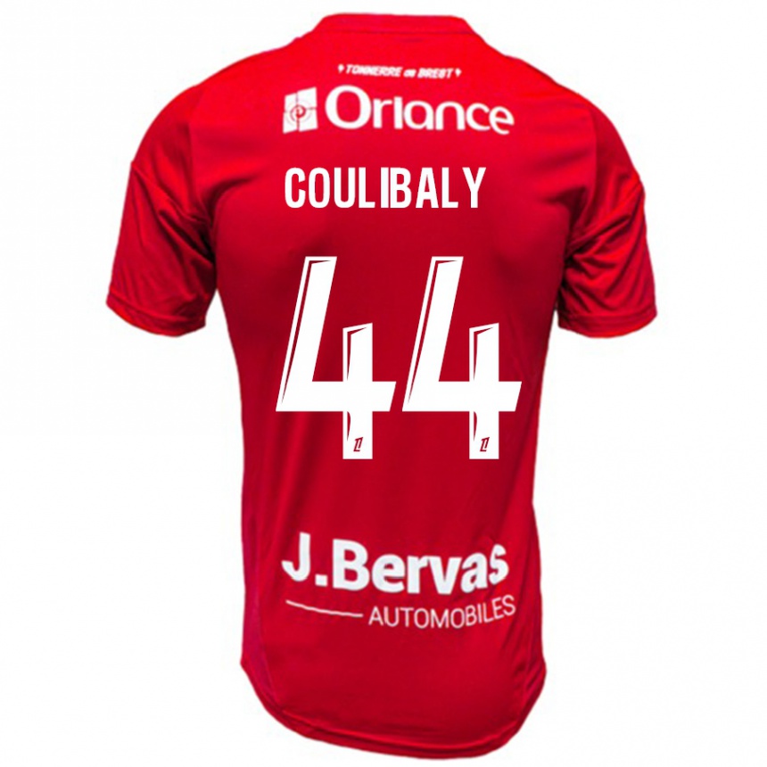 Niño Fútbol Camiseta Soumaila Coulibaly #44 Rojo Blanco 1ª Equipación 2024/25 México