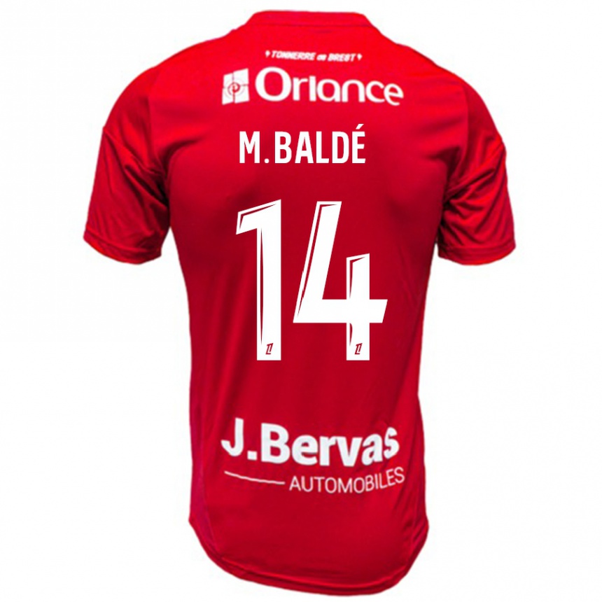 Niño Fútbol Camiseta Mama Baldé #14 Rojo Blanco 1ª Equipación 2024/25 México