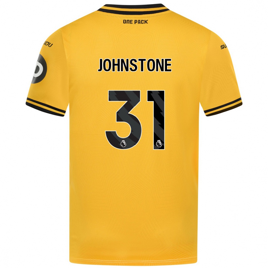 Niño Fútbol Camiseta Sam Johnstone #31 Amarillo 1ª Equipación 2024/25 México