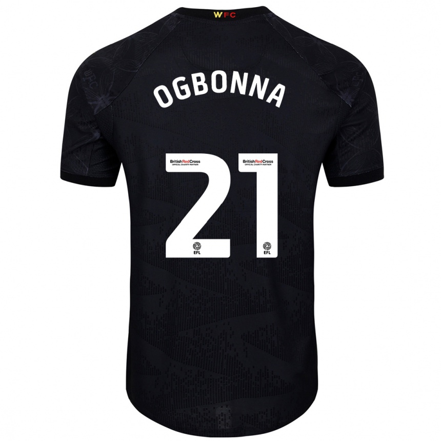 Niño Fútbol Camiseta Angelo Ogbonna #21 Negro Blanco 2ª Equipación 2024/25 México