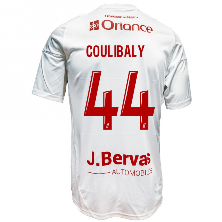 Niño Fútbol Camiseta Soumaila Coulibaly #44 Blanco Rojo 2ª Equipación 2024/25 México