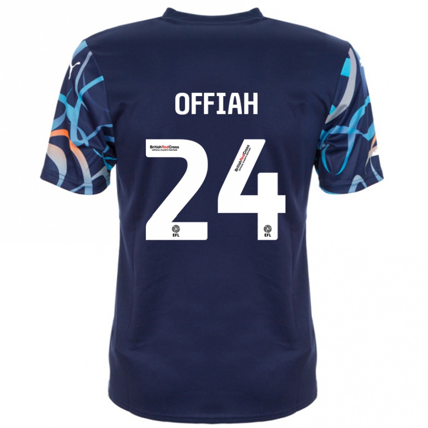 Niño Fútbol Camiseta Odel Offiah #24 Azul Marino 2ª Equipación 2024/25 México