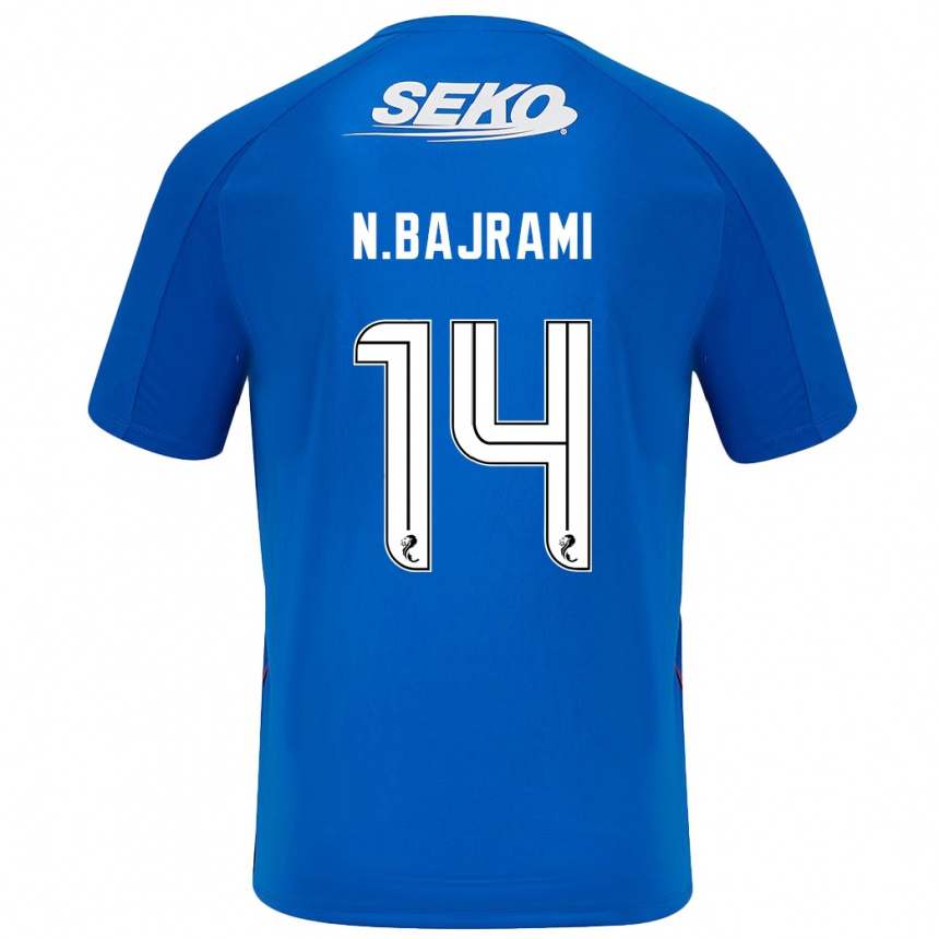 Niño Fútbol Camiseta Nedim Bajrami #14 Azul Oscuro 1ª Equipación 2024/25 México