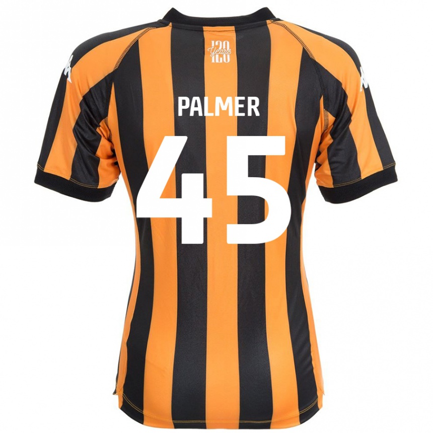 Niño Fútbol Camiseta Kasey Palmer #45 Negro Ámbar 1ª Equipación 2024/25 México