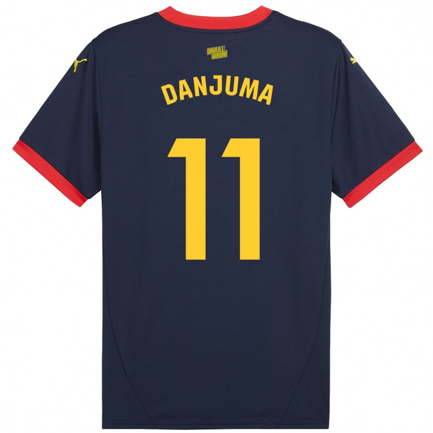 Niño Fútbol Camiseta Arnaut Danjuma #11 Azul Marino Rojo 2ª Equipación 2024/25 México