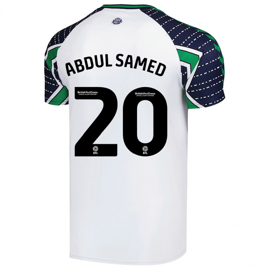 Niño Fútbol Camiseta Salis Abdul Samed #20 Blanco 2ª Equipación 2024/25 México