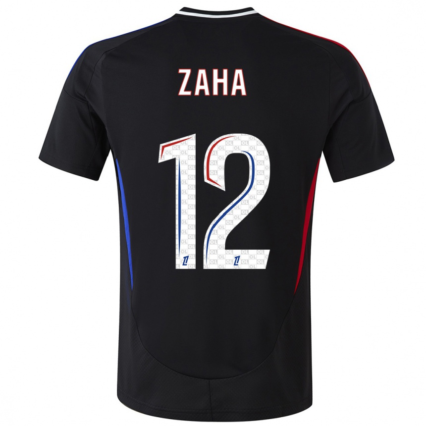 Niño Fútbol Camiseta Wilfried Zaha #12 Negro 2ª Equipación 2024/25 México