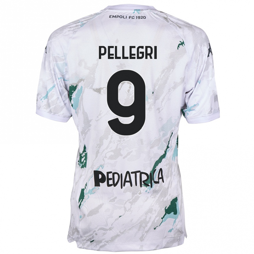 Niño Fútbol Camiseta Pietro Pellegri #9 Gris 2ª Equipación 2024/25 México