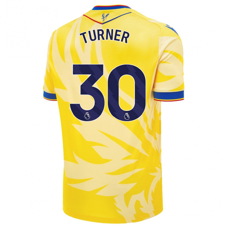 Niño Fútbol Camiseta Matt Turner #30 Amarillo 2ª Equipación 2024/25 México