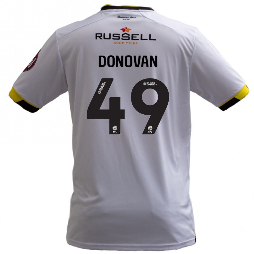 Niño Fútbol Camiseta Romelle Donovan #49 Blanco 2ª Equipación 2024/25 México