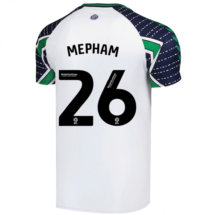 Niño Fútbol Camiseta Chris Mepham #26 Blanco 2ª Equipación 2024/25 México