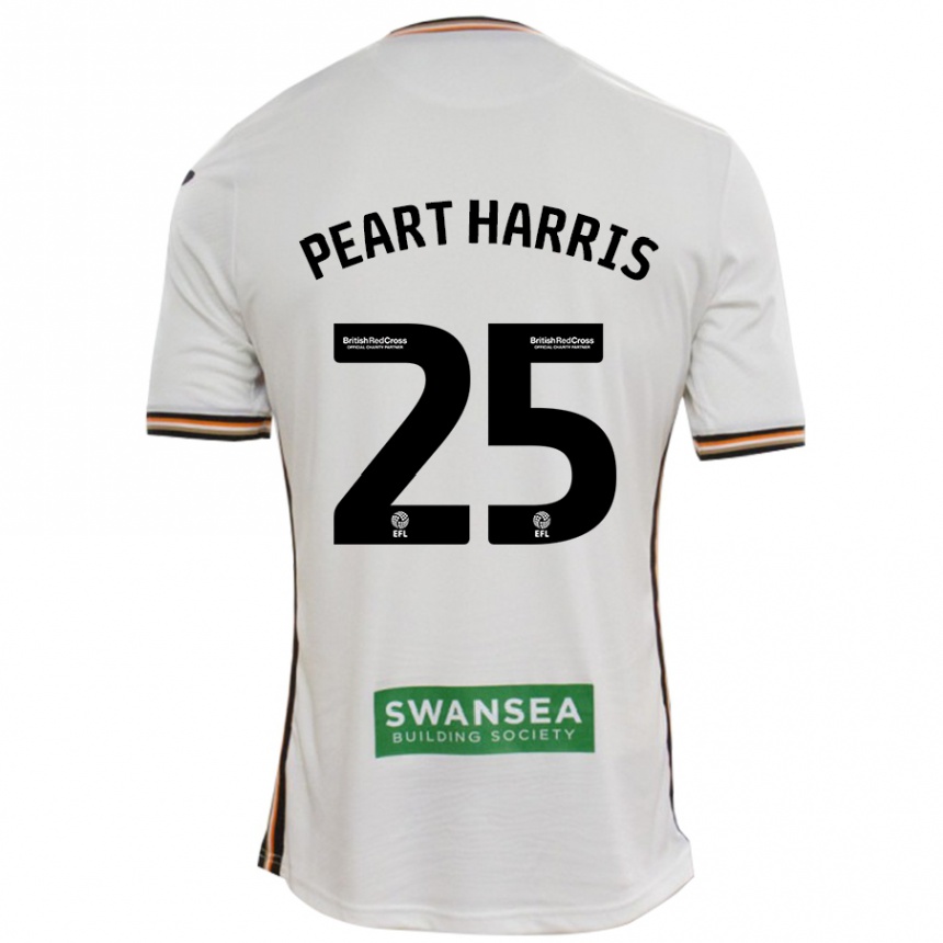 Niño Fútbol Camiseta Myles Peart-Harris #25 Blanco 1ª Equipación 2024/25 México