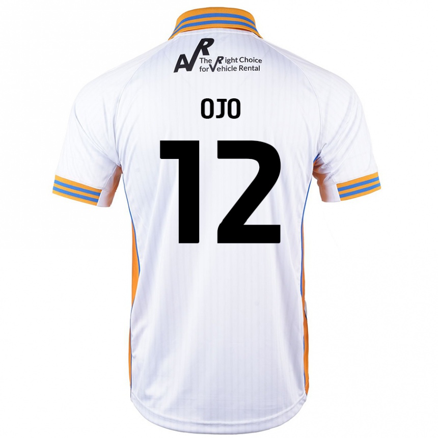 Niño Fútbol Camiseta Funso Ojo #12 Blanco 2ª Equipación 2024/25 México