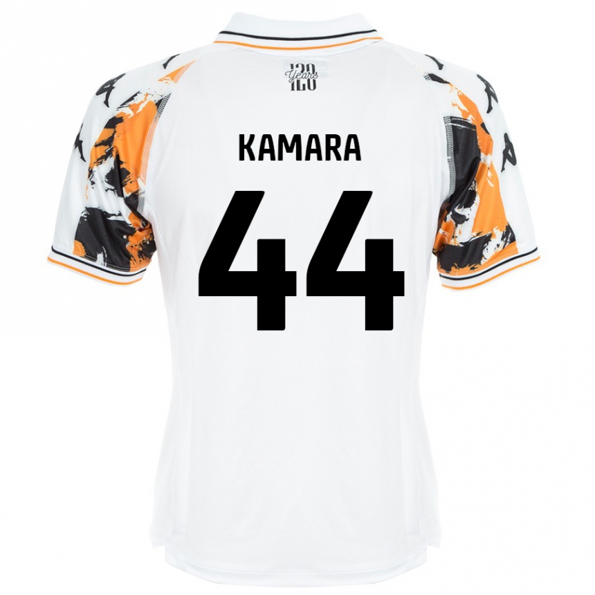 Niño Fútbol Camiseta Abu Kamara #44 Blanco 2ª Equipación 2024/25 México