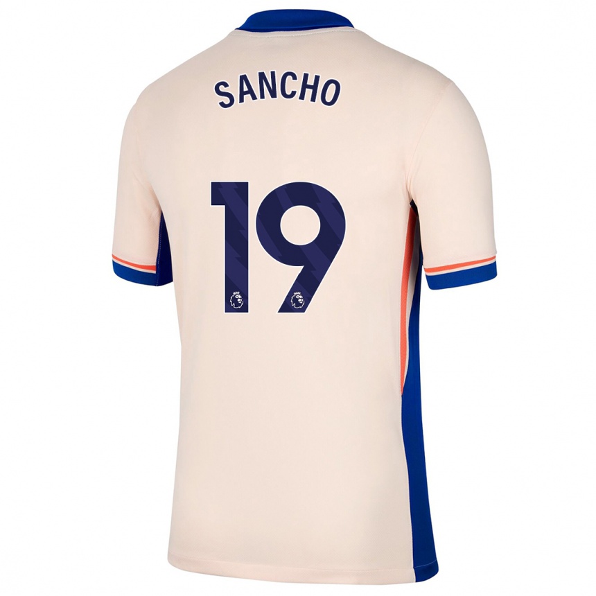 Hombre Fútbol Camiseta Jadon Sancho #19 Beige Claro 2ª Equipación 2024/25 México