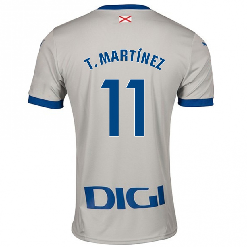 Hombre Fútbol Camiseta Toni Martínez #11 Gris Claro 2ª Equipación 2024/25 México