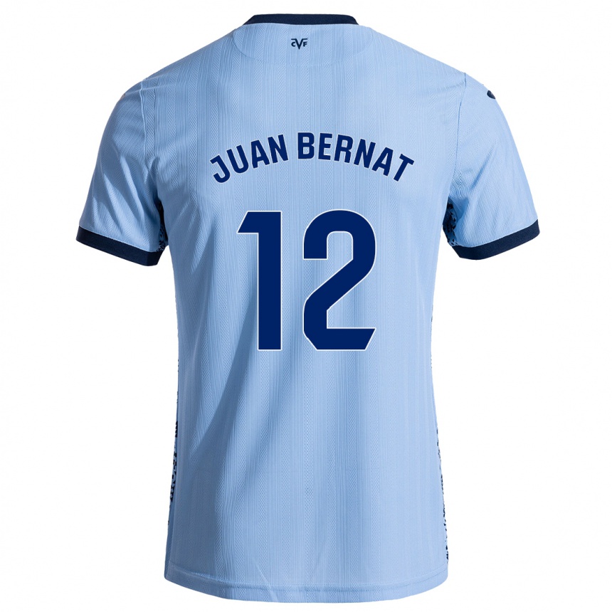 Hombre Fútbol Camiseta Juan Bernat #12 Azul Cielo 2ª Equipación 2024/25 México