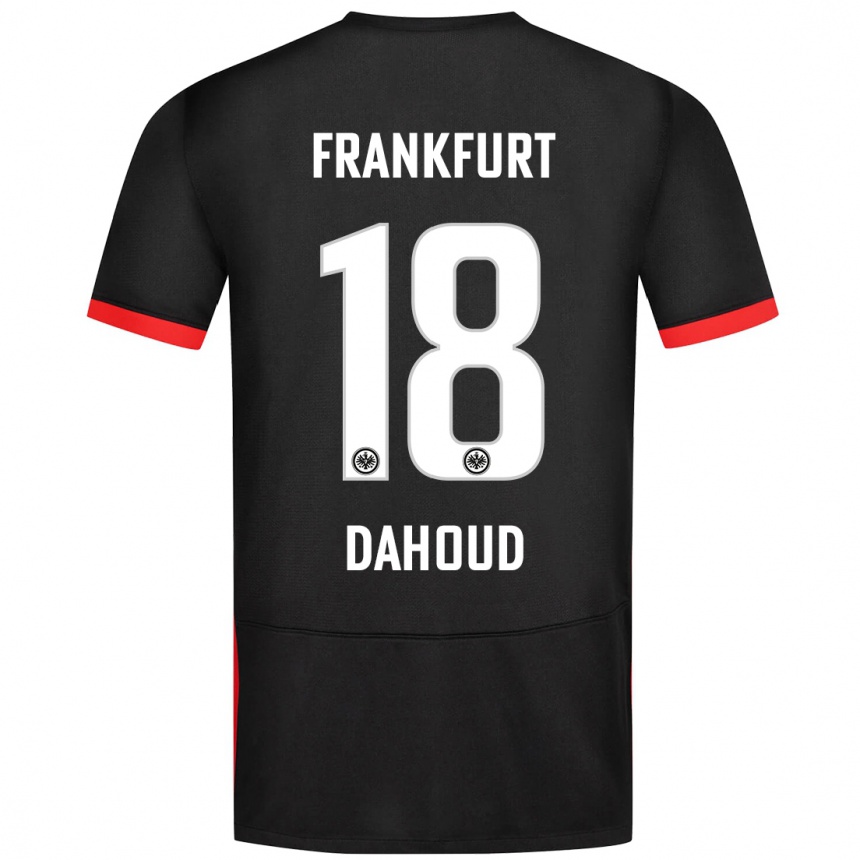 Hombre Fútbol Camiseta Mahmoud Dahoud #18 Negro 2ª Equipación 2024/25 México