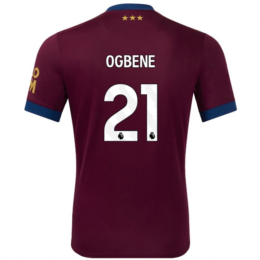 Hombre Fútbol Camiseta Chiedozie Ogbene #21 Marrón 2ª Equipación 2024/25 México